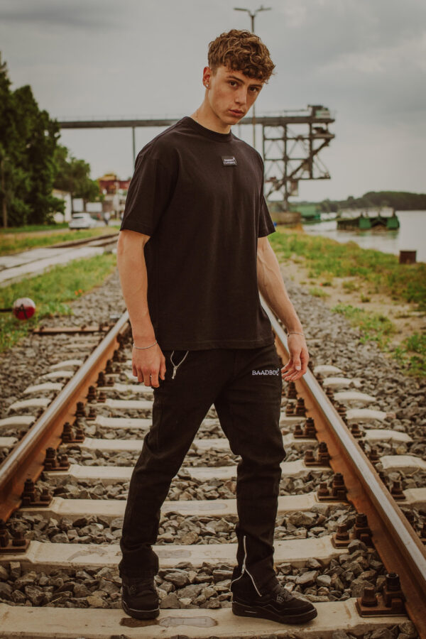 Flare Ziped Jeans - Image 4