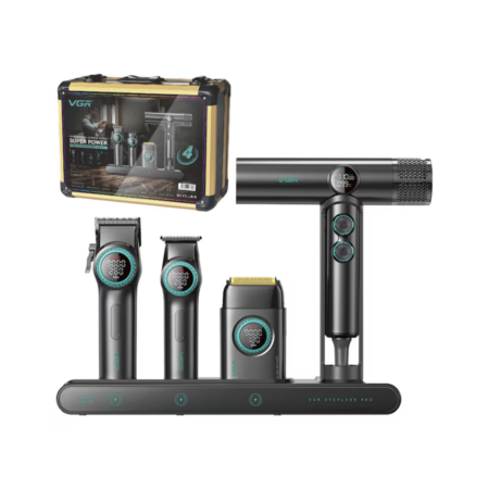 VGR Stepless Pro 4-in-1 professzionális haj- és arcszőrzet ápoló szett